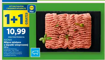 Lidl Mięso mielone z łopatki wieprzowej Rzeźnik Codzienna Dostawa oferta