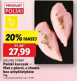 Lidl Filet z piersi kurczaka Kurczak Z Zielonych Ferm oferta