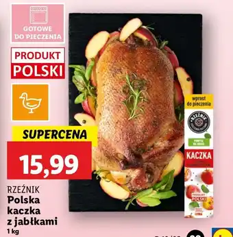 Lidl Kaczka faszerowana jabłkami Rzeźnik Szymon Poleca oferta