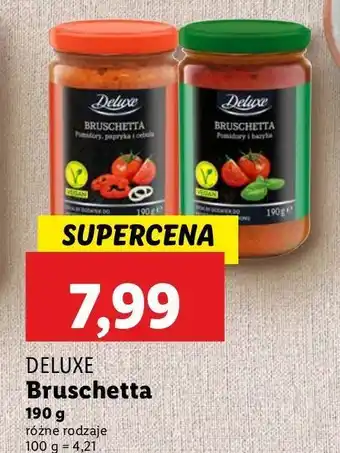 Lidl Sos bruschetta czerwona papryka z cebulą Deluxe (Schwarz) oferta