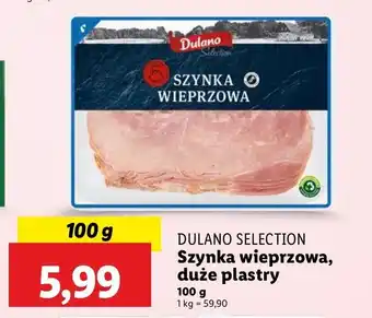 Lidl Szynka wieprzowa klasyczna Dulano oferta