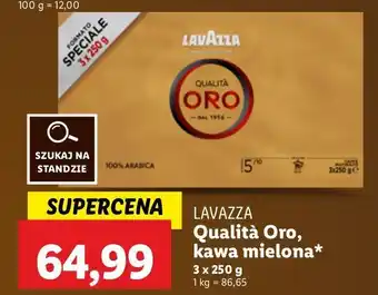 Lidl Kawa Lavazza Qualita Oro oferta