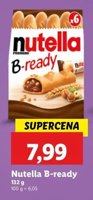 Lidl Chlebki z nadzieniem Nutella B-Ready oferta