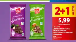 Lidl Czekolada z orzechami laskowymi Fin Carre oferta