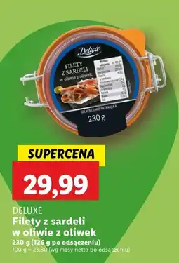 Lidl Filety z sardeli w oliwie Deluxe (Schwarz) oferta