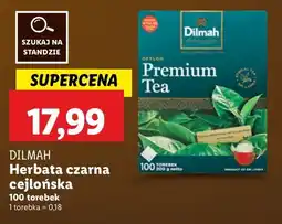 Lidl Herbata Dilmah Premium Tea oferta