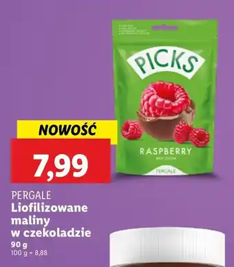 Lidl Maliny w czekoladzie Picks oferta