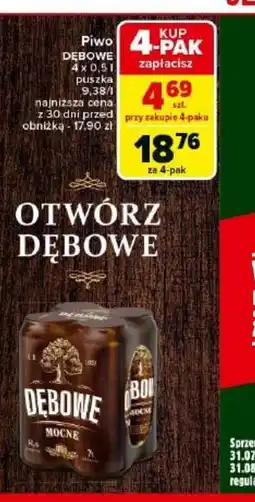 Carrefour Piwo Dębowe oferta