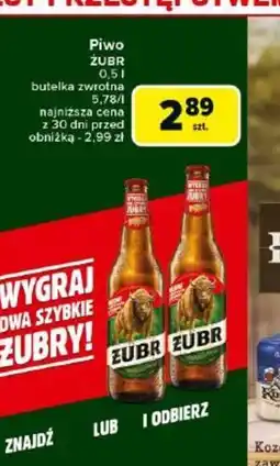 Carrefour Piwo Zubr oferta