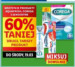 Lidl Pasta do zębow truskawkowa 3-8 lat Aquafresh Splash oferta