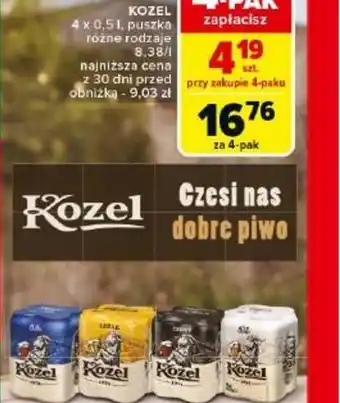 Carrefour Piwo Kozel oferta