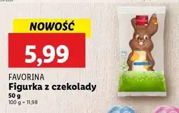 Lidl Zając z czekolady Favorina oferta