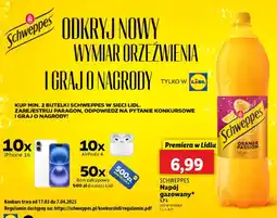 Lidl Napój orange Schweppes oferta