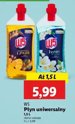 Lidl Płyn uniwersalny jaśmin W5 oferta