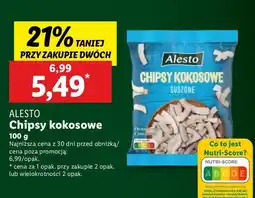 Lidl Chipsy kokosowe Alesto oferta