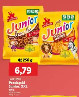 Lidl Krakersy Lajkonik Junior Safari oferta