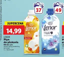 Lidl Płyn do płukania gold orchid Lenor Parfumelle oferta