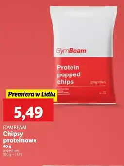 Lidl Chipsy proteinowe paprika Gymbeam oferta