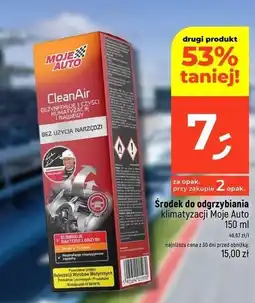 Dealz Odświeżacz clean air do klimatyzacji arctic Moje Auto oferta