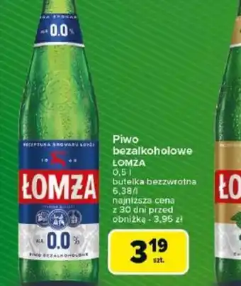 Carrefour Piwo bezalkoholowe Lomża oferta