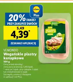 Lidl Roślinne plastry Vemondo oferta