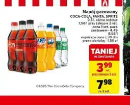 Carrefour Napój gazowany Coca-Cola, Fanta, Sprite oferta