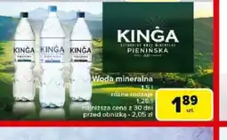 Carrefour Woda mineralna Kinga Pienińska oferta