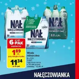 Carrefour Woda mineralna Nałęczowianka oferta