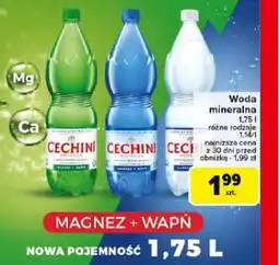 Carrefour Woda mineralna Cechini oferta