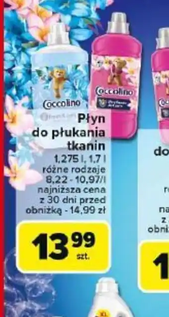 Carrefour Płyn do płukania tkanin Coccolino oferta