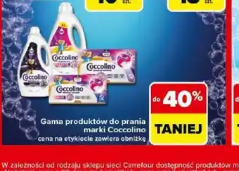 Carrefour Gama produktów do prania marki Coccolino oferta