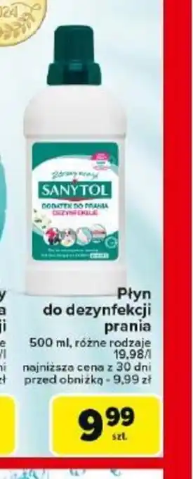 Carrefour Płyn do dezynfekcji prania Sanytol oferta