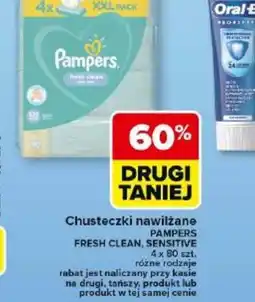 Carrefour Chusteczki nawilżane Pampers oferta