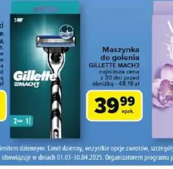 Carrefour Maszynka do golenia Gillette Mach3 oferta