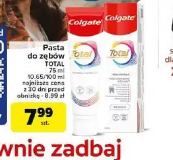 Carrefour Pasta do zębów Colgate Total oferta