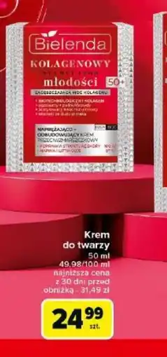 Carrefour Krem do twarzy Bielenda Kolagenowy Sencie Flow Młodości 50+ oferta