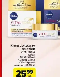 Carrefour Krem do twarzy na dzień Nivea Vital Soja oferta