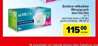 Carrefour Zestaw wkładów filtrujących Brita Maxtra Pro oferta