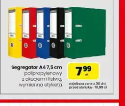 Carrefour Segregator A4 7,5 cm oferta