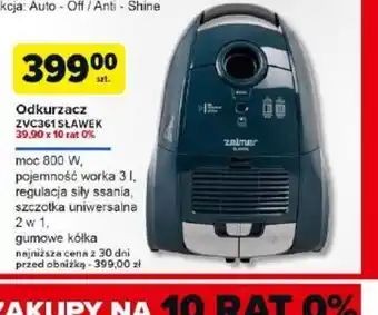 Carrefour Odkurzacz Zelmer ZVC361SLAWEK oferta