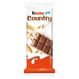 Topaz Kinder Country Czekolada mleczna z nadzieniem mlecznym i zbożami 23,5 g oferta