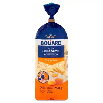 Delikatesy Centrum Goliard Makaron 5 jajeczny nitki luksusowe 250 g oferta