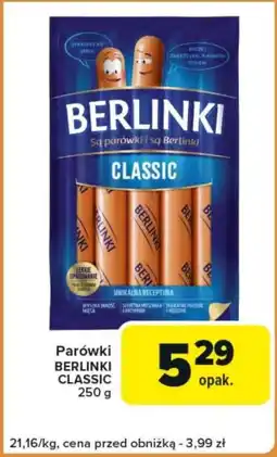 Carrefour Express Parówki Berlinki oferta