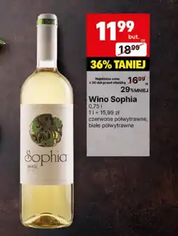 Delikatesy Centrum Wino czerwone Sophia oferta