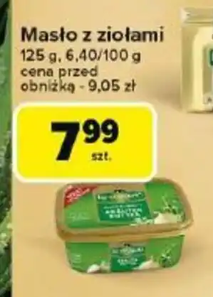 Carrefour Masło z ziołami oferta