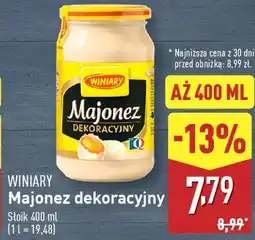 ALDI WINIARY Majonez dekoracyjny oferta