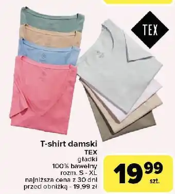 Carrefour T-shirt damski Tex oferta