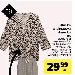 Carrefour Bluzka damska s-xl Tex oferta