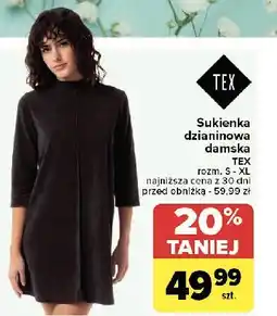 Carrefour Sukienka dzianinowa damska s-xl Tex oferta