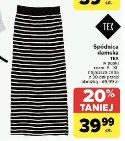 Carrefour Spódnica damska rozm. s-xl Tex oferta